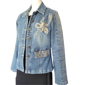 "Live a Little" Jean Jacket